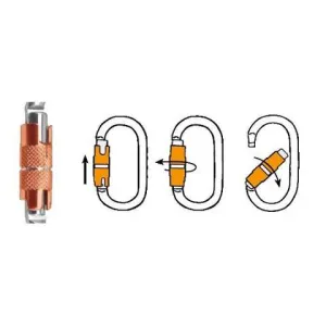 Карабін Rock Empire Carabiner Steel O-KL-3T ZRC034 