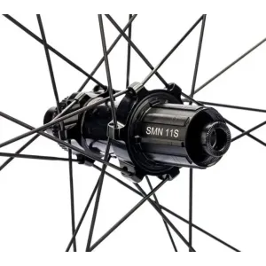 Колеса ZAAK Gravel Disc HG11/12s 12-100/12-142 Carbon 38mm Dark Clincher/Tubeless - G700D-HG