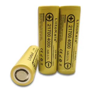 Акумулятор LiitoKala Lii-40A 21700 4000mah battery