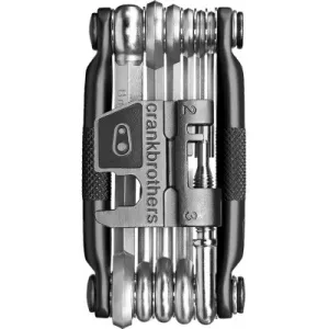 Мультитул Crankbrothers M17,  2/2.5/3/4/5/6/8мм, T5, Phillips #2, flat #2, ключ для спиц, выжимка цепи, черный Мультитул Crankbrothers M17,  2/2.5/3/4/5/6/8мм, T5, Phillips #2, flat #2, ключ для спиц, выжимка цепи, черный
