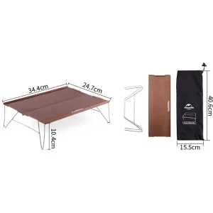 Стіл розкладний алюмінієвий для пікнику Naturehike NH17Z001-L, 34х25 см, зелений Стіл розкладний алюмінієвий для пікнику Naturehike NH17Z001-L, 34х25 см, зелений