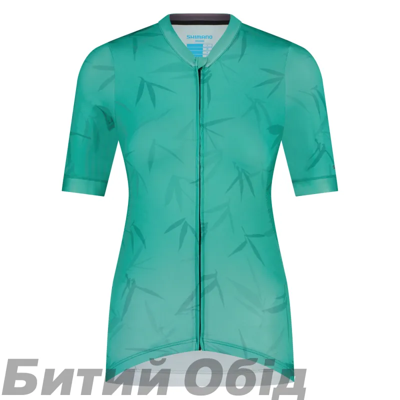 Велоджерсі жіноча Shimano VELOCE зелена 