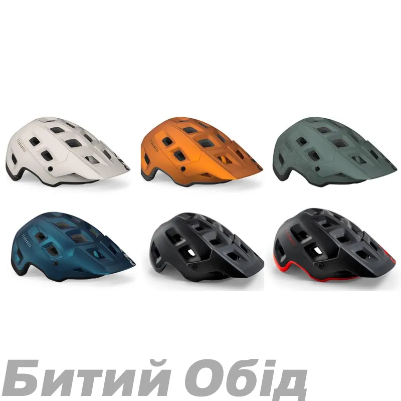 Шолом MET Terranova Black Red | Matt Glossy