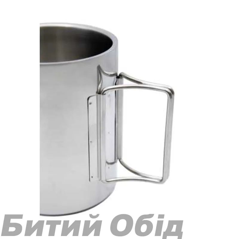Термокухоль TRAMP зі складними ручками та напувалкою 500мл UTRC-142 метал