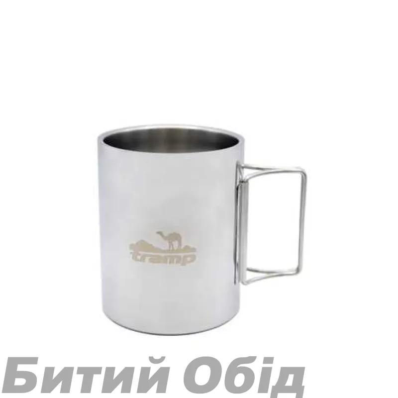 Термокухоль TRAMP зі складними ручками та напувалкою 500мл UTRC-142 метал
