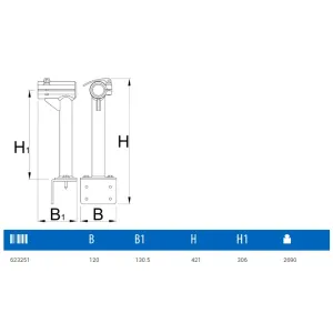 Кріплення лапи Pro repair clamp Unior