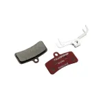 Тормозные колодки Tektro Q10RS органика под 4 поршня, красные Тормозные колодки Tektro Q10RS органика под 4 поршня, красные