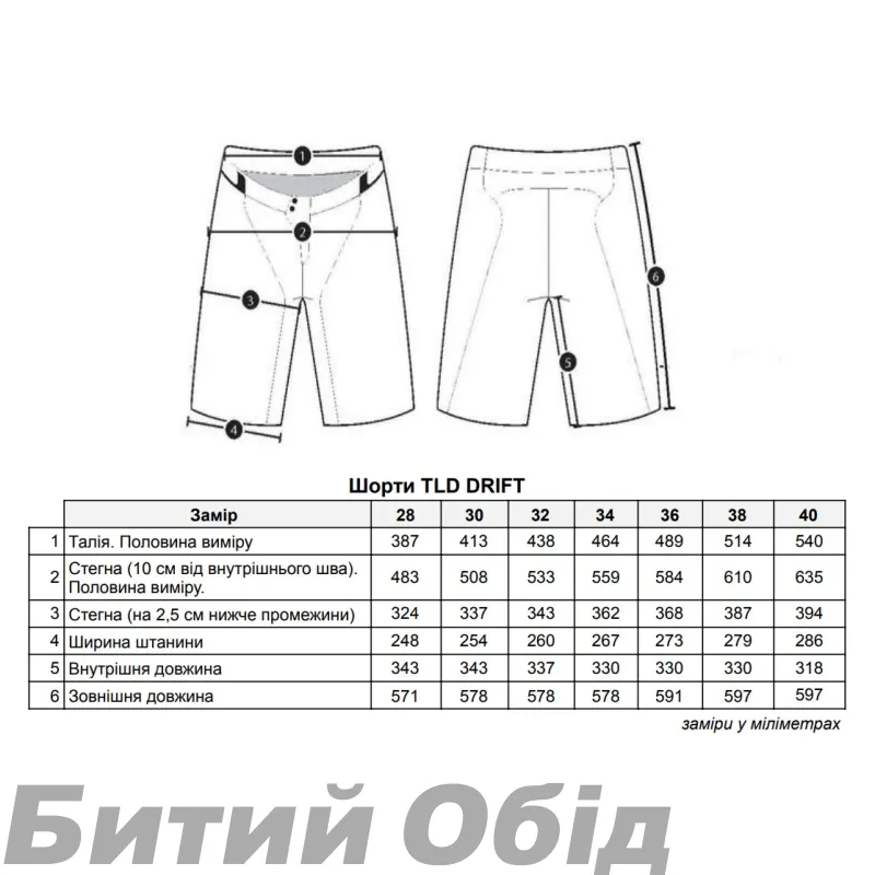 Велошорти TLD DRIFT SHORT SHELL [DARK CHARCOAL]