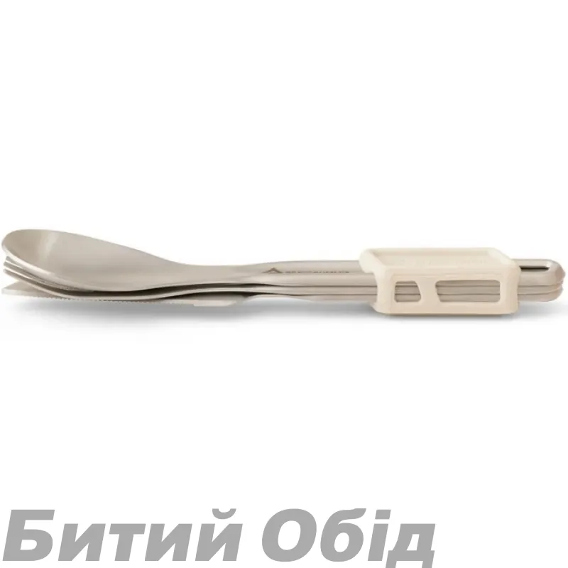 Набір столових приладів Sea to Summit Detour Stainless Steel Cutlery Set - ніж, виделка, ложка