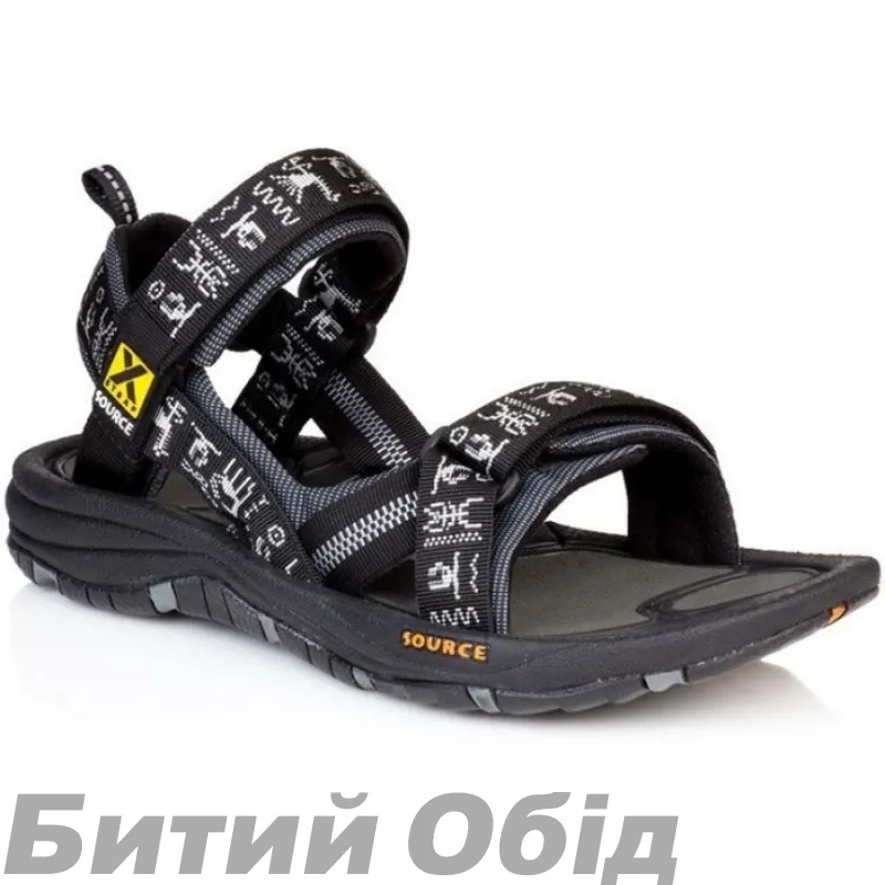 Сандалі чоловічі Source Gobi Mens Black Inca 