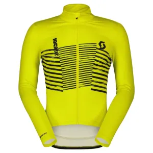 Веломайка з рукавом SCOTT RC TEAM WARM GRAPHICS sulphur yellow