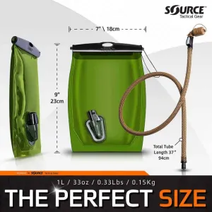 Питьевая система Source Kangaroo Collapsible Canteen 1L  Питьевая система Source Kangaroo Collapsible Canteen 1L