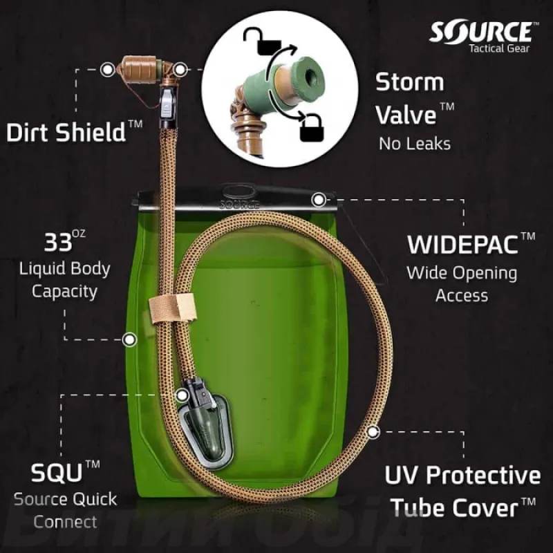 Питна система Source Kangaroo Collapsible Canteen 1L 