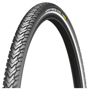 Покришка Michelin PROTEK CROSS MAX 700x35C 22TPI чорн, світловідбиваюча смуга 950г