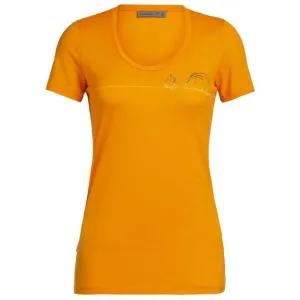 Футболка ICEBREAKER Tech Lite SS Scoop Single Line Camp WMN Sun S (образец)