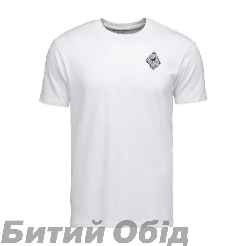Футболка чоловіча Black Diamond M MonoPocket SS Tee (White)
