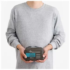 Вкладыш в спальник Sea to Summit Breeze Sleeping Bag Liner ( Insect Shield - Rectangular w/ Pillow Sleeve, Turkish Tile Blue)