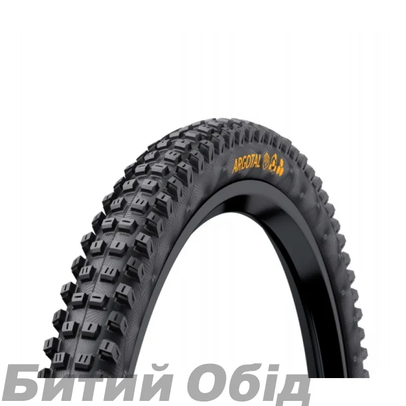 Покришка безкамерна Continental Argotal Downhill 29 x 2.40 SuperSoft чорна. складана skin