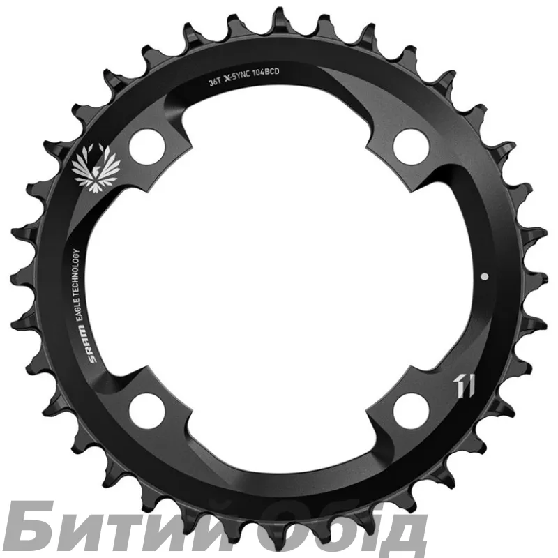 Зірка SRAM X-SYNC 2 104 BCD Aluminum Eagle Black