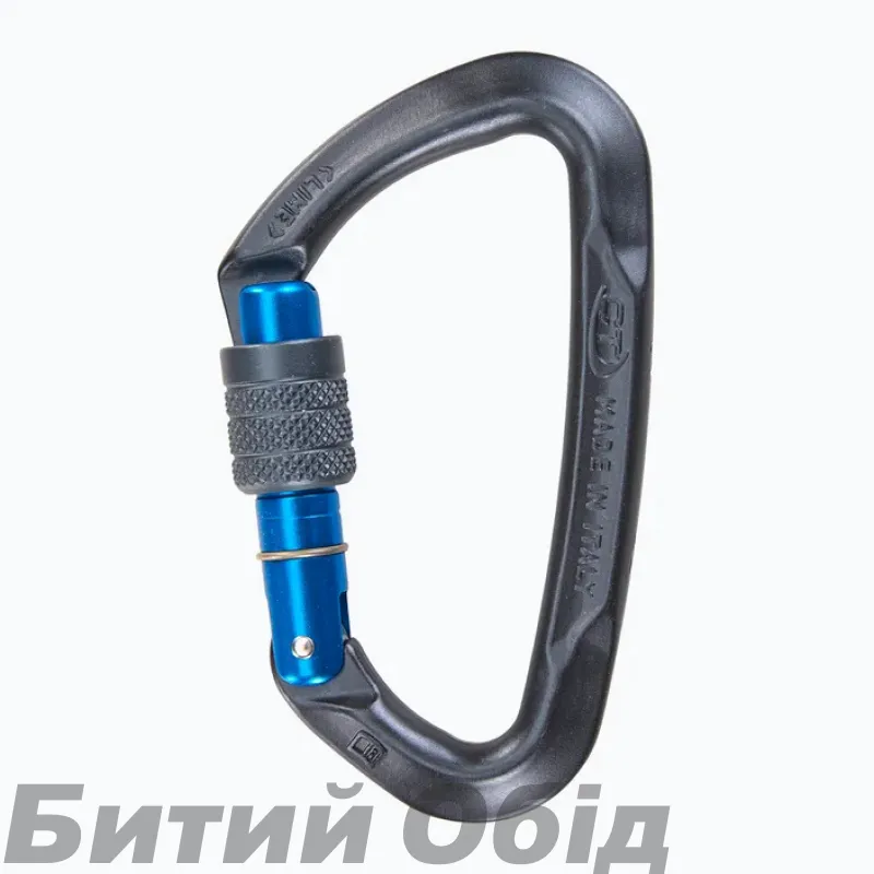 Карабин Climbing Technology LIME SG D.GREY/BLUE 