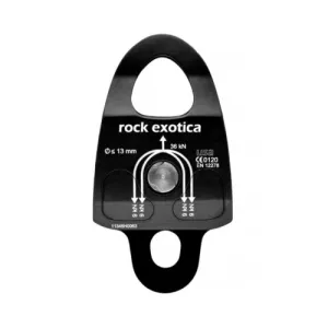 Блок подвійний Rock Exotica Machined Rescue Pulley double P22 D-B