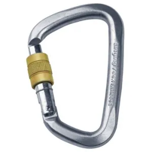 Карабин SINGING ROCK D Steel Lock screw gate 50kN