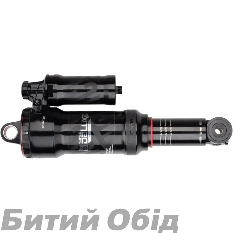 Амортизатор ROCKSHOX Super Deluxe Ultimate RC2T - 210X55 Linear Air, 0Neg/2Pos Tokens, LinearReb/LComp, 320lb Lockout, Standard Bearing(8x20,8x30)C1 Santa Cruz Hightower2023