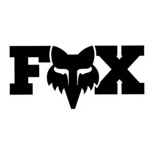 Наклейка FOX F-HEAD 3" [Black]