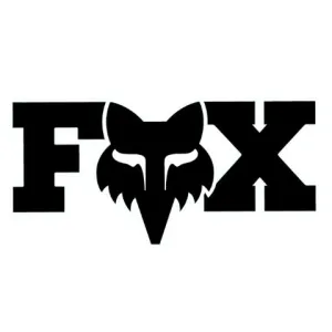 Наклейка FOX F-HEAD 7" [Black]