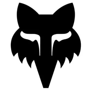Наклейка FOX HEAD 2.5" [Black]