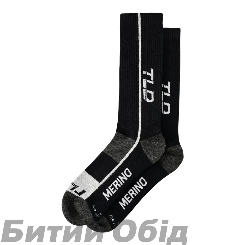 Шкарпетки TLD CHILL MERINO WOOL SOCKS; MONO [BLACK]
