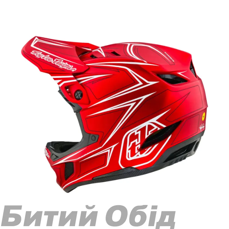Вело шолом TLD D4 COMPOSITE HELMET PINNED [RED]