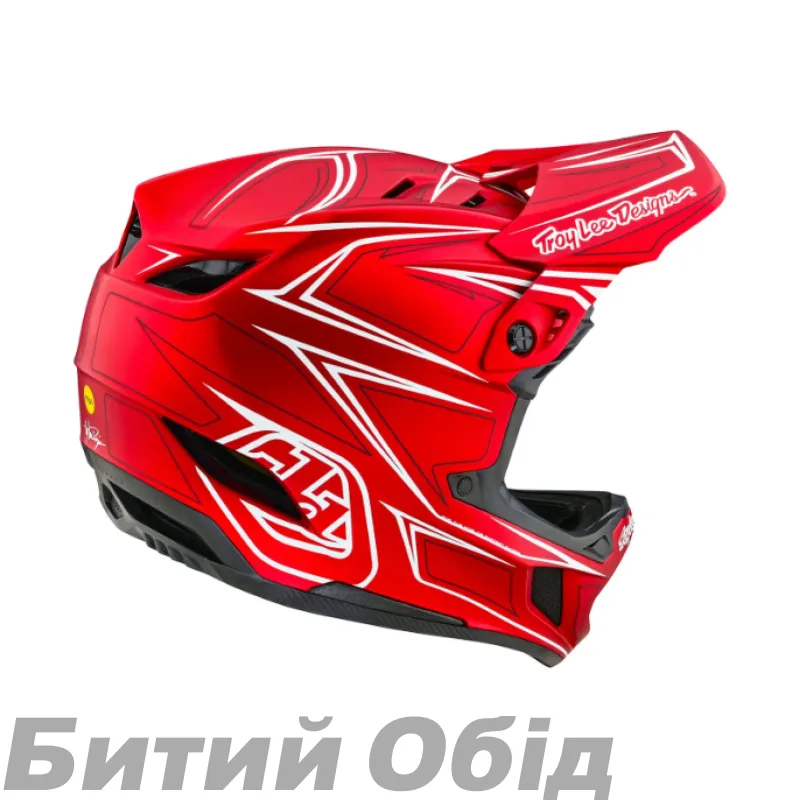 Вело шолом TLD D4 COMPOSITE HELMET PINNED [RED]