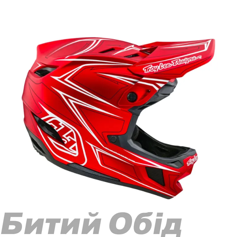 Вело шолом TLD D4 COMPOSITE HELMET PINNED [RED]