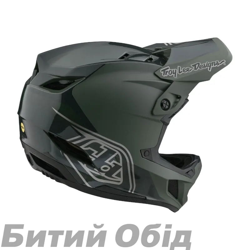 Вело шолом TLD D4 POLYACRYLITE HELMET SHADOW [OLIVE]