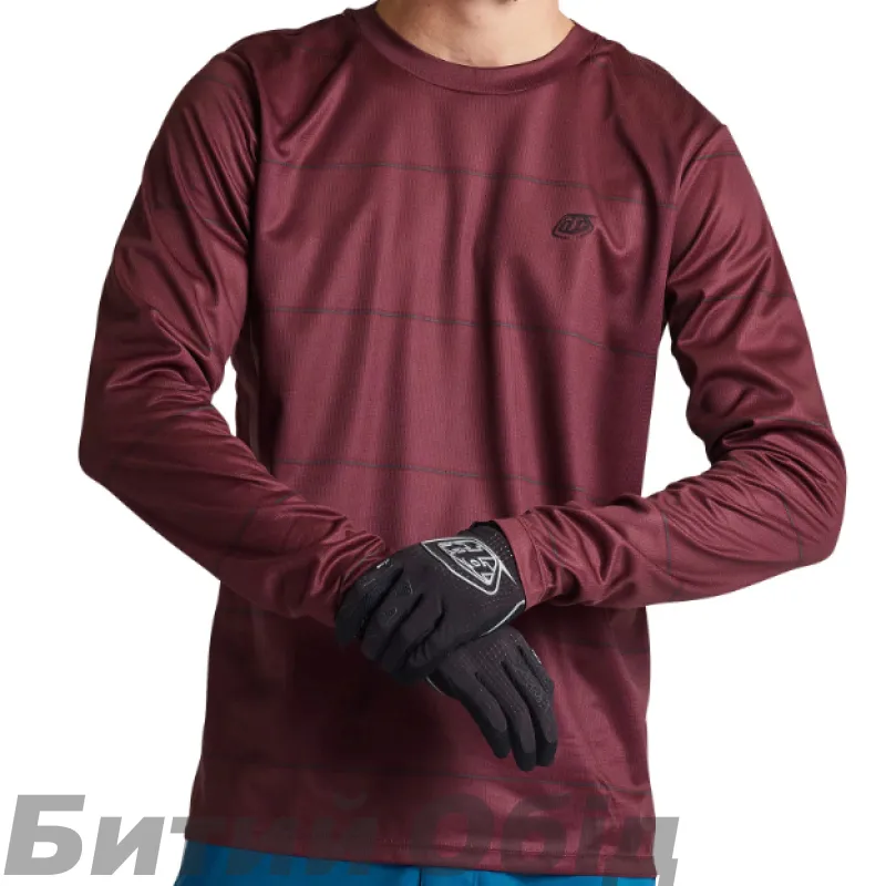 Джерси TLD FLOWLINE LS JERSEY Revert [Wine] 