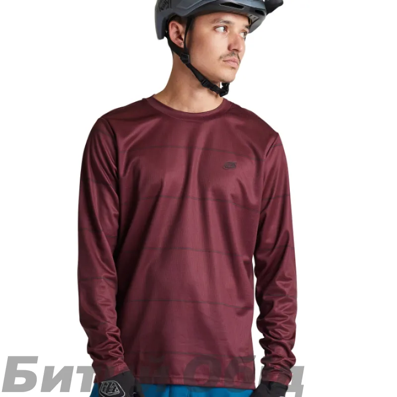 Джерси TLD FLOWLINE LS JERSEY Revert [Wine] 