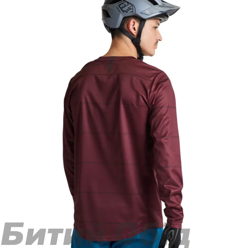 Джерси TLD FLOWLINE LS JERSEY Revert [Wine] 