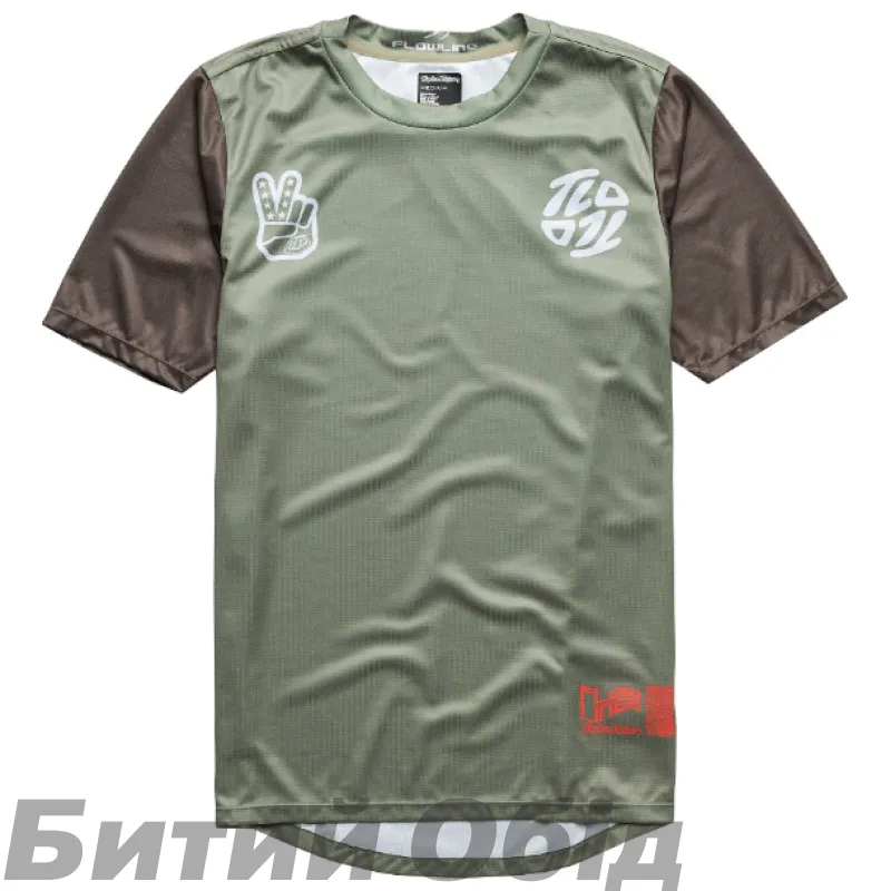 Джерси TLD FLOWLINE SS JERSEY FLIPPED [OLIVE]