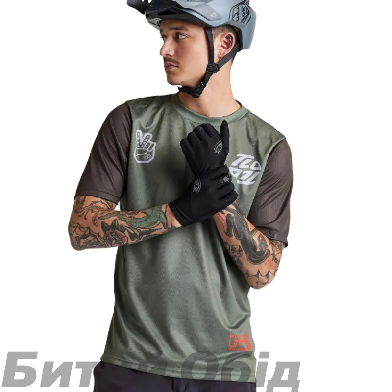 Джерси TLD FLOWLINE SS JERSEY FLIPPED [OLIVE]