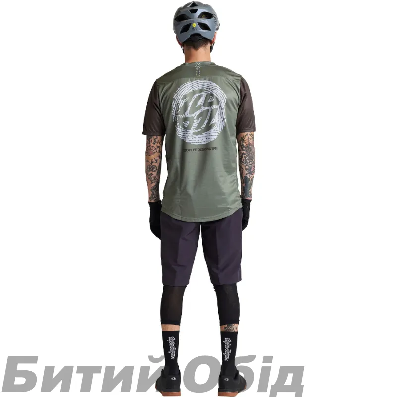Джерси TLD FLOWLINE SS JERSEY FLIPPED [OLIVE]