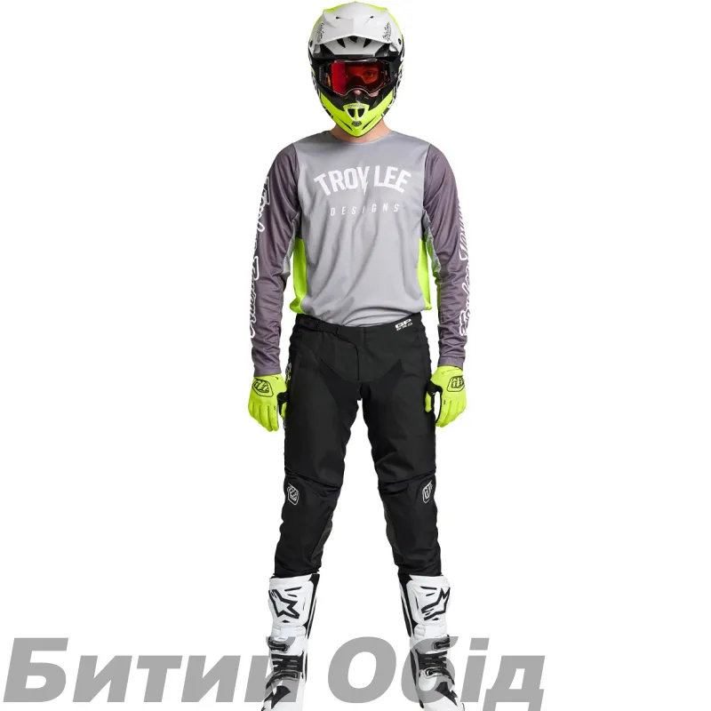 Мото джерсі TLD GP PRO JERSEY BOLTZ [SILVER/GLO GREEN] 