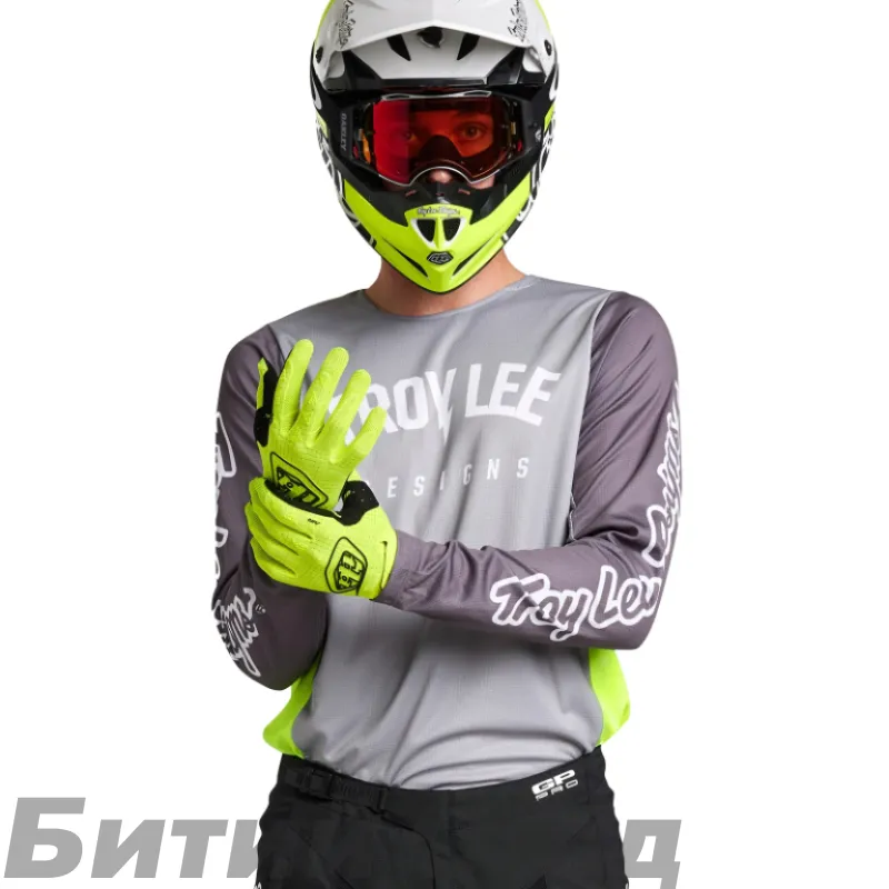 Мото джерсі TLD GP PRO JERSEY BOLTZ [SILVER/GLO GREEN] 