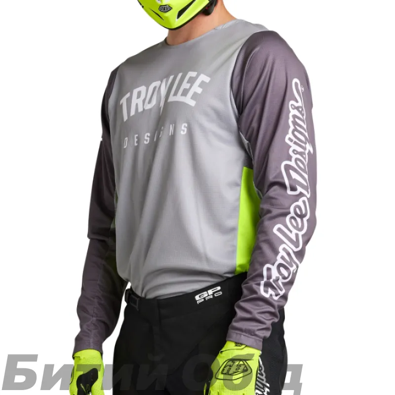 Мото джерсі TLD GP PRO JERSEY BOLTZ [SILVER/GLO GREEN] 