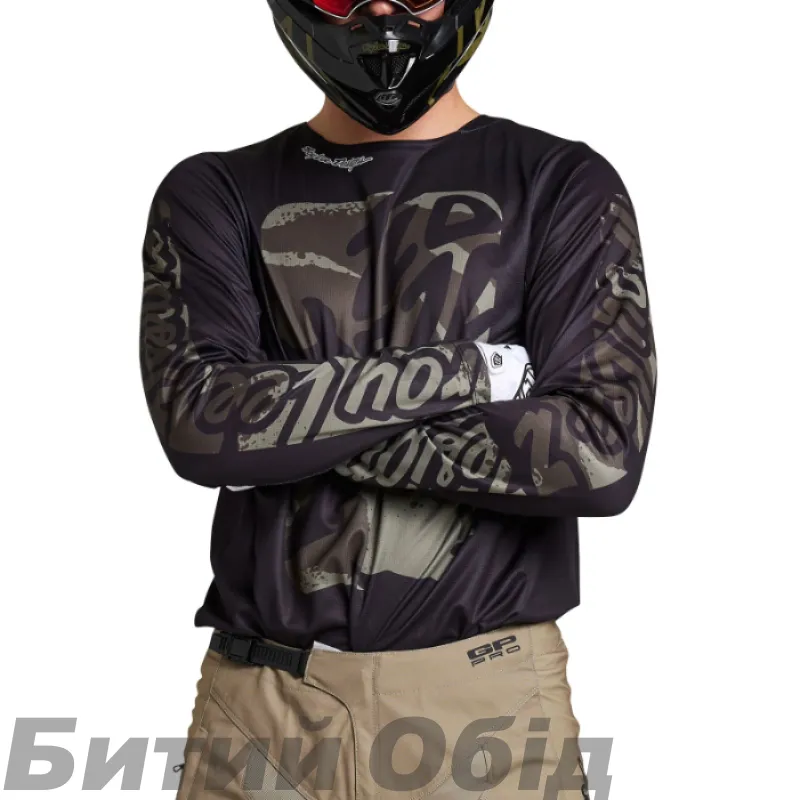 Мото джерсі TLD GP PRO JERSEY BOXED IN [BLACK/OLIVE] 