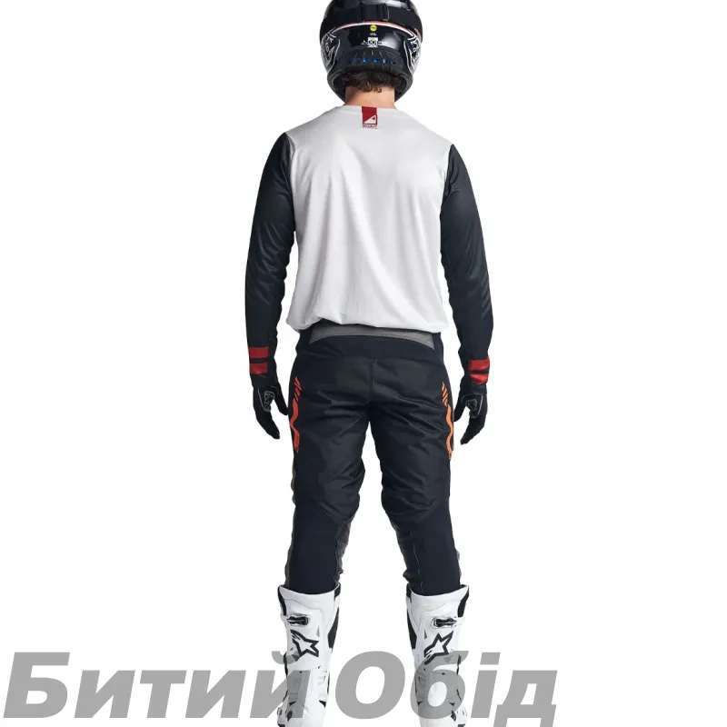 Мото джерси TLD Scout GP Jersey RIDE ON [CHARCOAL/VINTAGE WHITE] 