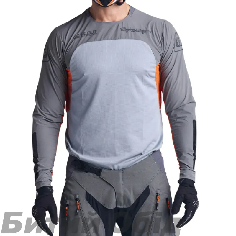 Мото джерсі TLD Scout SE Jersey Systems [GRAY/NEON ORANGE]