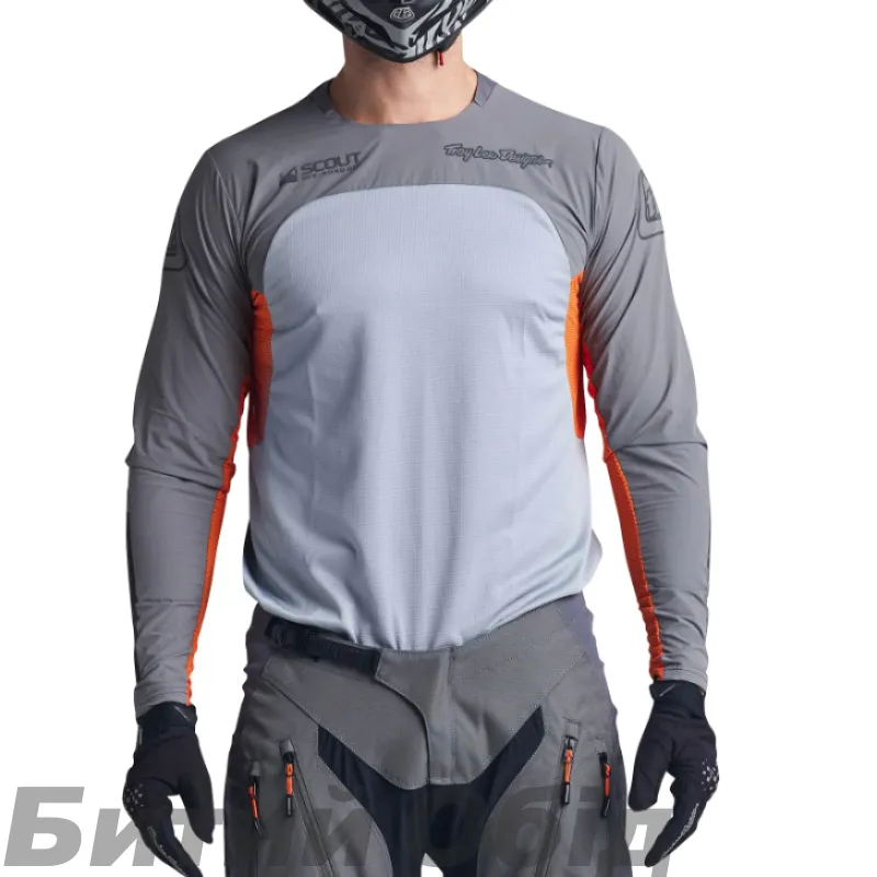 Мото джерсі TLD Scout SE Jersey Systems [GRAY/NEON ORANGE]