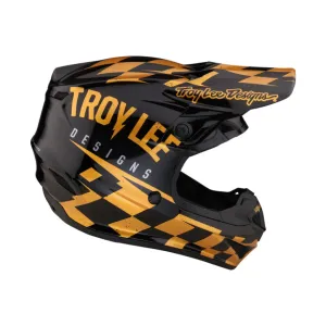 Мотошолом TLD SE4 POLYACRYLITE HELMET RACE SHOP [BLACK/GOLD] 
