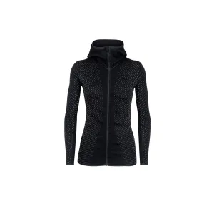 Кофта ICEBREAKER Elemental LS Zip Hood Crystal / Black S (образец)